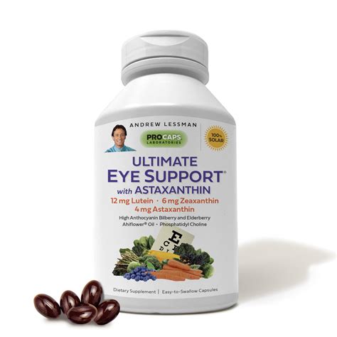 Buy Andrew Lessman Ultimate Eye Support With Astaxanthin Softgels