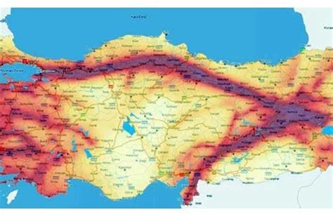 İşte deprem haritası Hangi il ve ilçeler fay hatı üzerinde