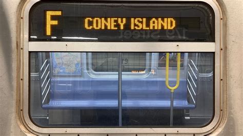 On Board A Coney Island Bound R160 F Train From Jamaica 179 Street To