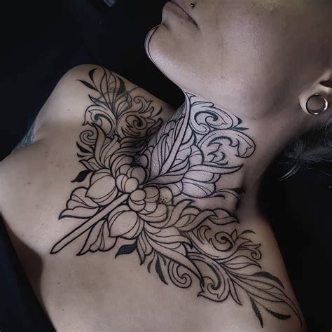 Update 53 Throat Female Neck Tattoo Latest In Cdgdbentre