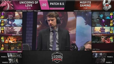 Unicorns Of Love Vs Misifts EN EU LCS Spring Split 2018 W9D2 1080p