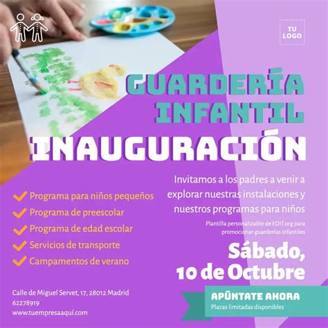 Crea Publicidad Para Guarder As Infantiles Gratis