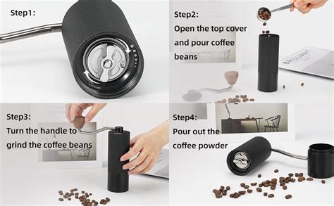 Amazon Mongdio Stainless Steel Manual Coffee Grinder With 420