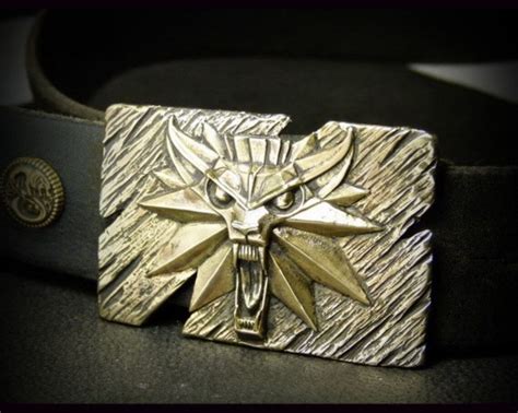 Mens Belt Buckle The Witcher Designer Belt Etsy