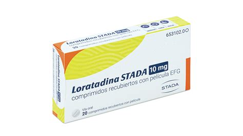 Loratadina Stada Efg Mg Comprimidos Recubiertos Farmac Uticos