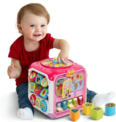 Vtech Sort And Discovery Activity Cube Pink 9