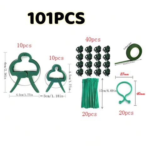 101 Stuks Plant Klemmen Sets Inclusief 20st Aanpasbaar Plant