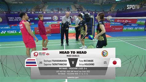 BWF XD QuarterfinalsPUAVA TAERA Vs WATAN HIGAS H L YONEX