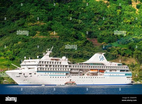 Paul Gauguin Cruise Anchored In Moorea French Polynesia Society