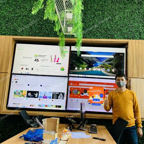jual multiple monitors display   tv extend display tampil beda