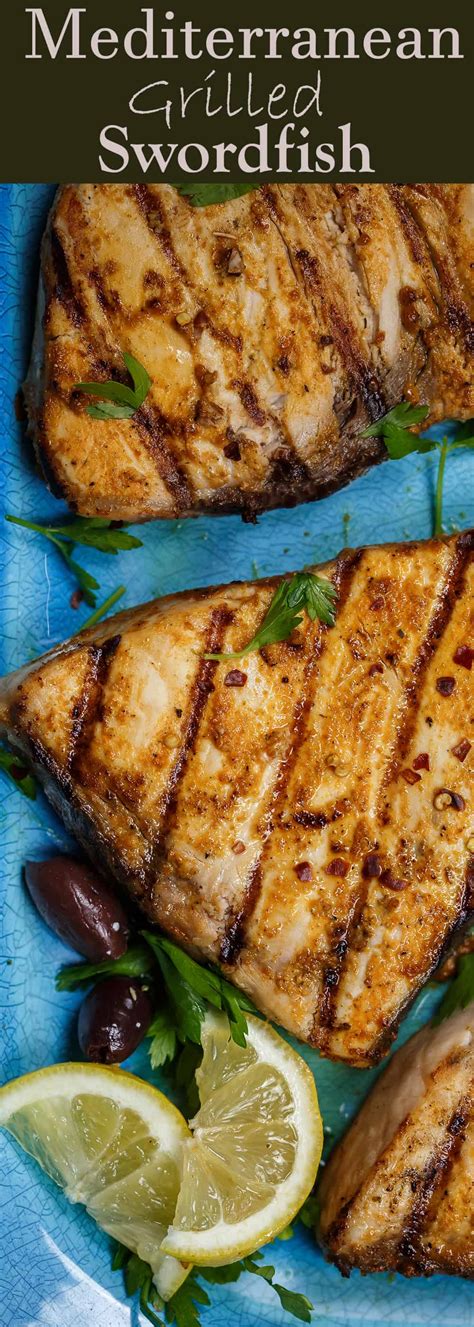 Grilled Swordfish Recipe The Mediterranean Dish