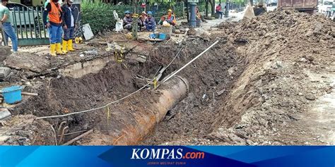 Ini Dugaan Sementara Pecahnya Pipa PDAM Tirtawening Di Bandung