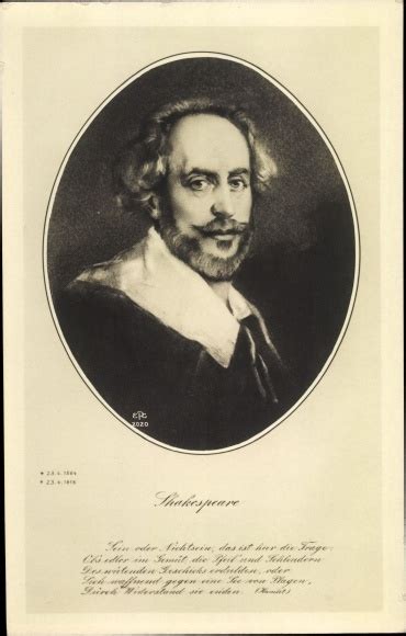 Künstler Ansichtskarte Postkarte William Shakespeare Englischer