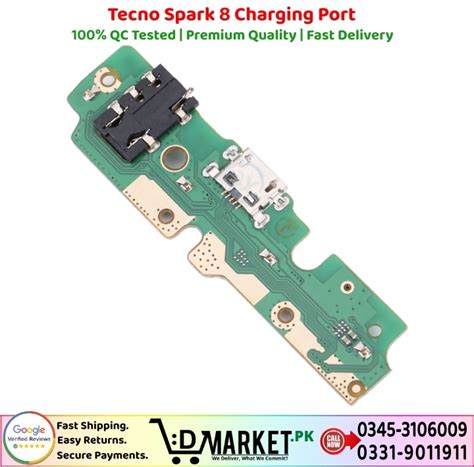 Tecno Spark 8 Charging Port Price In Pakistan DMarket Pk