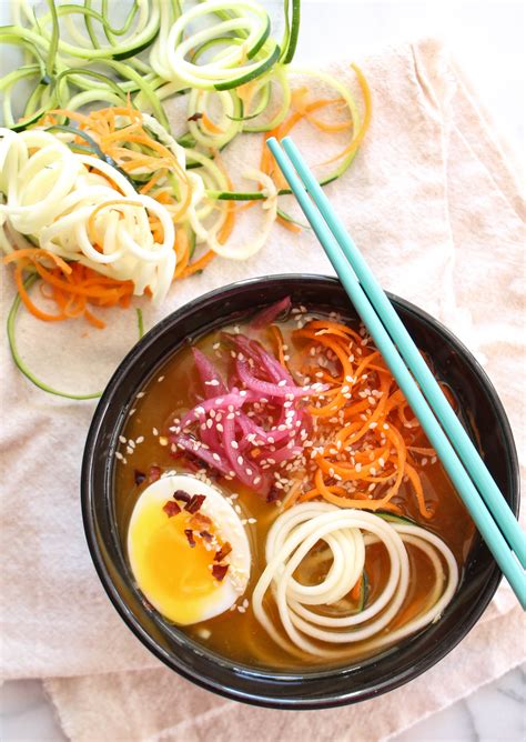 Vegetarian Asian Noodle Bowl-1 - Cooking with Books