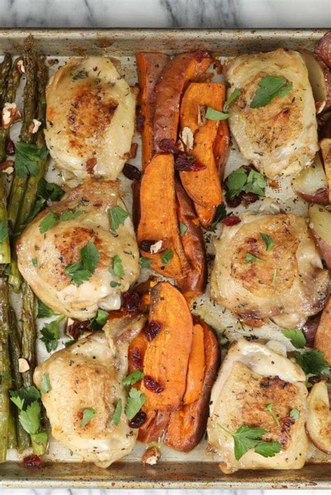 Sheet Pan Chicken Thighs Recipe