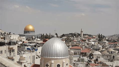 Mezquita De La C Pula De La Roca Al Aqsa Monte Del Templo Jerusal N