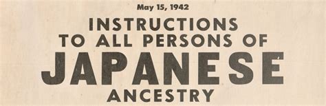 Japanese American Relocation World War Ii History