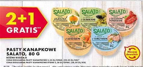 Promocja Pasta Jajeczna Ze Szczypiorkiem Salato W Biedronka