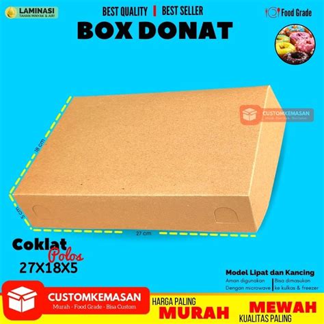 Jual Box Donat Dus Donat Kotak Donat Kemasan Donat Tempat Donat