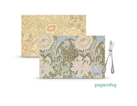 Monogrammed Placemat Laminated Placemats Design Your Own Etsy