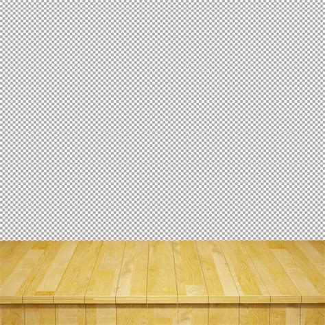 Premium Psd Wooden Table Foreground Wood Table Top Front View D