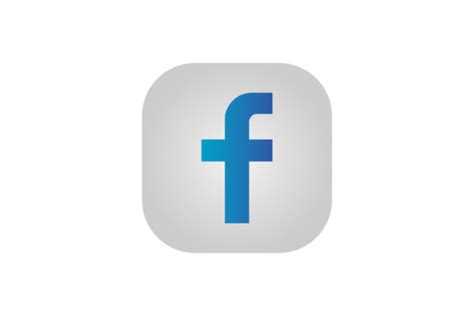 Facebook Blue Vector Apps Icon Graphic by smss · Creative Fabrica