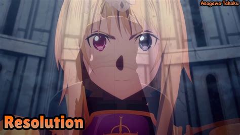 【lyrics Amv】sword Art Online Alicization War Of Underworld Op 1 Full〈 Resolution Tomatsu