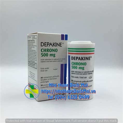 Depakine Chrono 500mg Nhà thuốc Bạch Mai