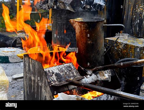 Burning Hot Fire Abstract Stock Photo Alamy