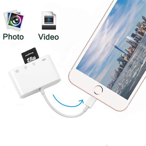 Купити Адаптер Iloungemax Lightning Camera Connection Kit 4 In 1 Sd Card Usb Lightning по