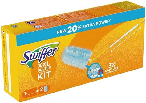 Swiffer Duster XXL Plumeau Poussière Kit 1 Plumeau 2 Recharges S