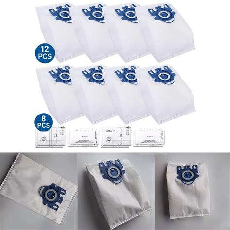 12x Vacuum Cleaner Dust Bags For Miele Fjm Hyclean 3d Gn C2 C3 S5 S8 S5211 S5210 Household