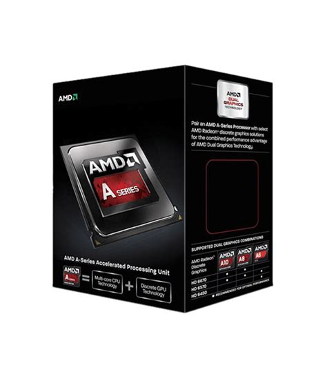 Amd A6 6400k Dual Core 3 9 Ghz Black Edition Desktop Processor