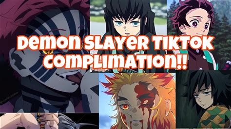 Demon Slayer Compilation Kimetsu No Yaiba Tiktok Youtube