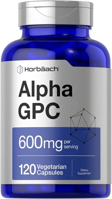 Amazon Horb Ach Alpha Gpc Mg Capsules Vegetarian Non