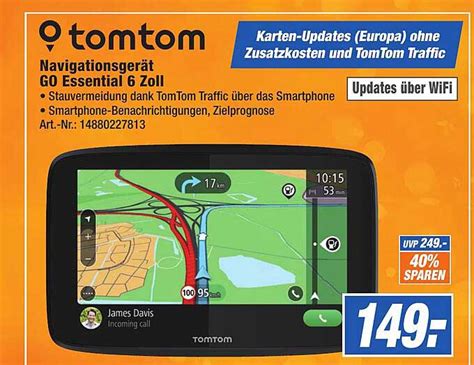 Tomtom Navigationsgerät Go Essential 6 Zoll Angebot bei Expert