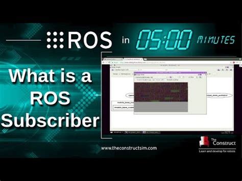 Ros In Mins What Is A Ros Subscriber Youtube