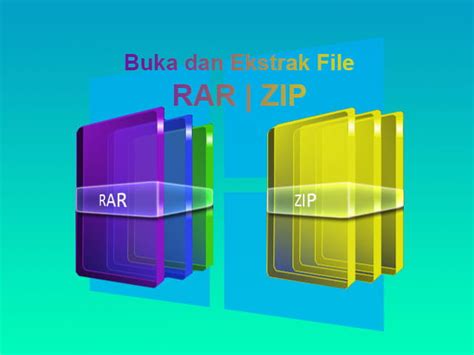 Cara Mengekstrak File Rar Di Laptop Windows Unbrick Id