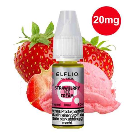 Elf Bar Elfliq Strawberry Ice Cream 20mg Einweg Vape De