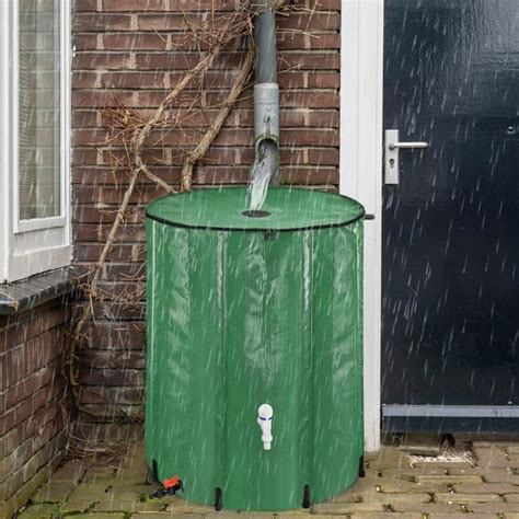 Yuenfong R Servoir D Eau De Pluie Pliable L Collecteur D Eau Cuve En