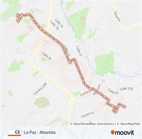 Ruta C Horarios Paradas Y Mapas La Paz Altavista Actualizado