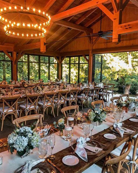 Rustic Elegant Reception In Barn At Historic Delaware County Wedding