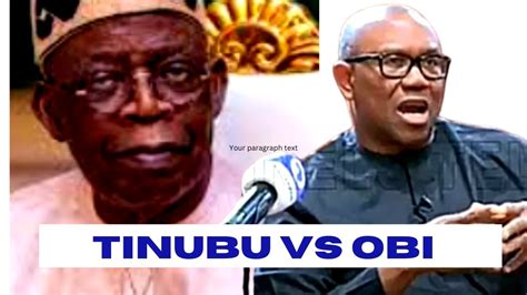 Tinubu Vs Peter Obi In Lagos Campaign 2023 Youtube