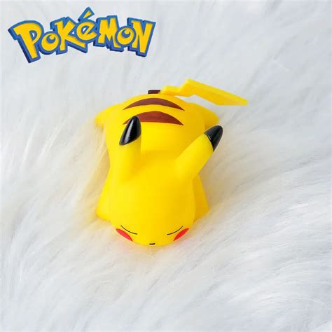 Pokemon Pikachu Night Light Cute Anime Soft Light Bedroom Bedside Led