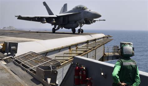 ‘dangerous Situation Iranian Drone Buzzes Us Aircraft Carrier In Second Close Encounter In A