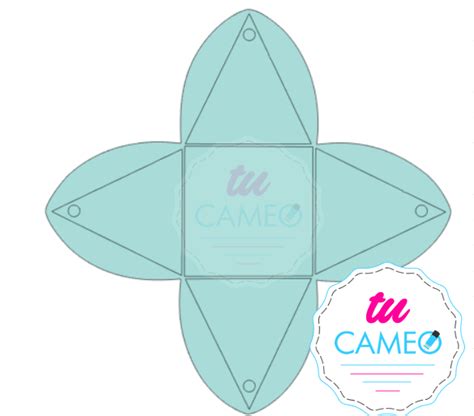 Caja Pirámide Lista Para Silhouette Cameo Tu Cameo