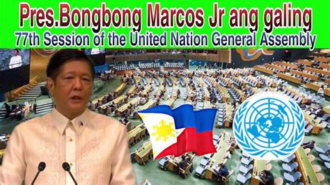 Pbbm Ang Galing Full Speech Sa United Nation Youtube