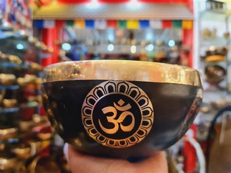 Singing Bowl Om Design Om Singing Bowl Nepal