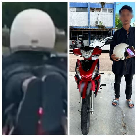 Remaja Tunggang Motosikal Ala Superman Ditahan Utusan Malaysia